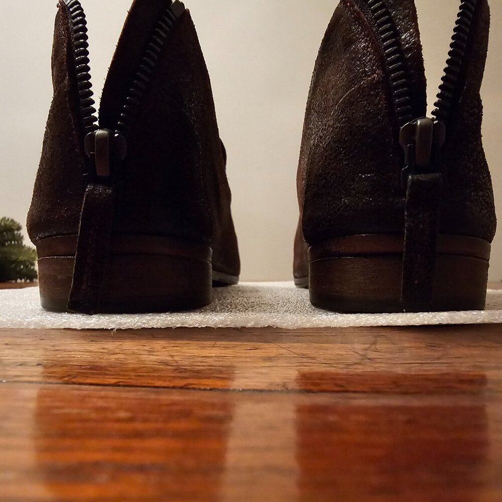 Marsèll Nubuck Distressed Accents Loafers Ballet Flats Sz 9.5 | IT 39.5 (NWOT) - Picture 4 of 9